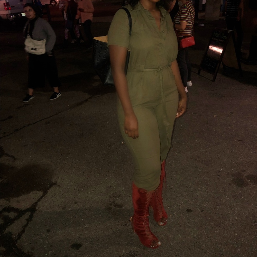 Green Jumpsuit